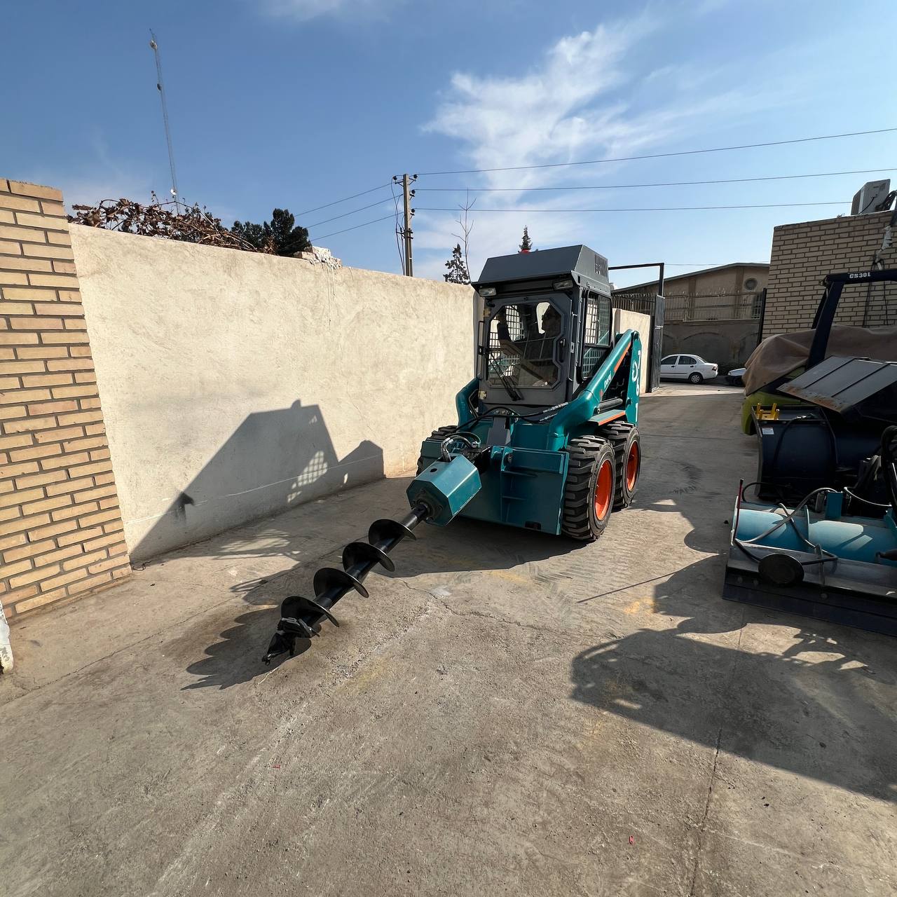 مته چاله کن مینی لودر بابکت مدل auger irb 1 - Image 4