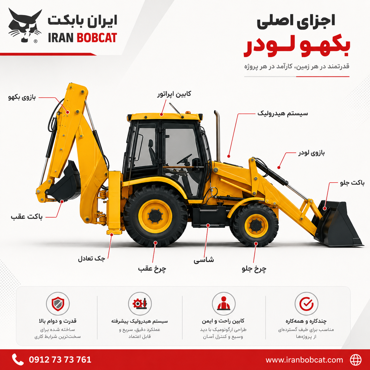 تفاوت بکهو با بیل مکانیکی
