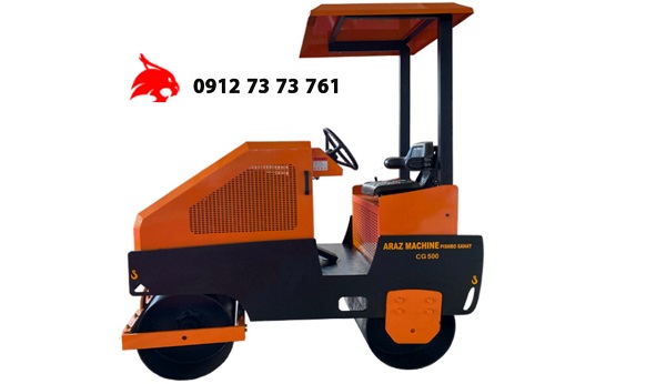 غلطک آسفالت دو رول خودران