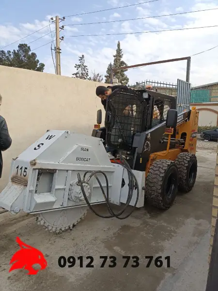 آسفالت بر مینی لودر بابکت | کاربردهای و ویژگی های فنی