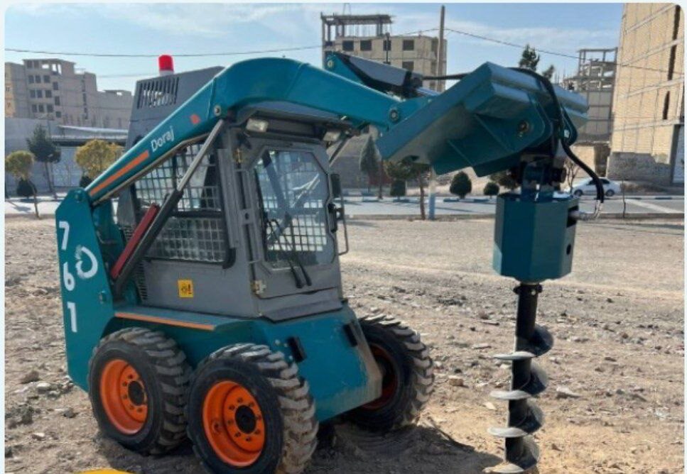 مته چاله کن مینی لودر بابکت مدل auger irb 1 - Image 3